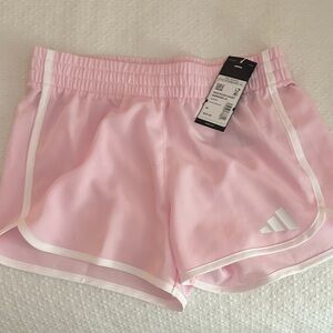 Adidas Women's Light Pink Athletic Shorts